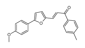 (E)-3-[5-(4-methoxyphenyl)furan-2-yl]-1-(4-methylphenyl)prop-2-en-1-one结构式