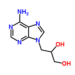 9-d-(2,3-dihydroxypropyl)adenine Structure