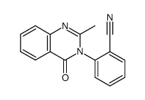 3-(2-cyanophenyl)-2-methylquinazolin-4(3H)-one结构式