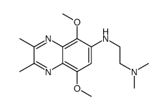 N-(5,8-dimethoxy-2,3-dimethylquinoxalin-6-yl)-N',N'-dimethylethane-1,2-diamine Structure