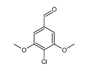 4-chloro-3,5-dimethoxybenzaldehyde Structure
