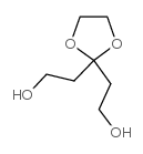 2, 2'-(1, 3-Dioxolane-2, 2-diyl)diethanol Structure