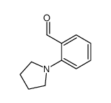2-(1-吡咯烷基)苯甲醛结构式