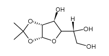 1,2-O-isopropylidene-α-D-glucofuranose Structure