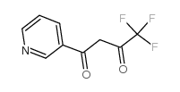 4,4,4-三氟-1-(吡啶-3-基)丁烷-1,3-二酮结构式