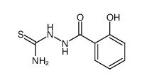 o-hydroxybenzoic acid thiosemicarbazide结构式