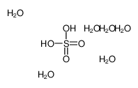 sulfuric acid,hexahydrate Structure