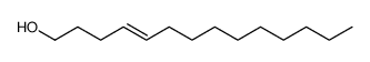 (E)-4-Tetradecen-1-ol Structure