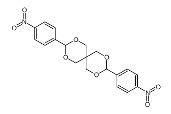 3,9-bis(4-nitrophenyl)-2,4,8,10-tetraoxaspiro[5.5]undecane Structure