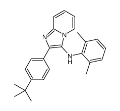 2-(4-tert-butylphenyl)-N-(2,6-dimethylphenyl)imidazo[1,2-a]pyridin-3-amine Structure