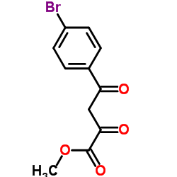 4-(4-溴苯基)-2,4-二氧代丁酸甲酯结构式