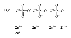 pentazinc hydroxide tris(phosphate) Structure