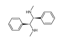 (1R,2R)-N,N'-Dimethyl-1,2-diphenyl-1,2-ethylenediamine Structure