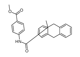 methyl 4-(11-methyl-9,10-dihydro-9,10-ethanoanthracene-11-carboxamido)benzoate结构式