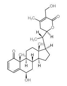 Ergosta-2,4,24-trien-26-oic acid,6,22,27-trihydroxy-1-oxo-,ä-lactone,(6â,22R)- picture