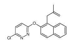 3-chloro-6-[1-(2-methylprop-2-enyl)naphthalen-2-yl]oxypyridazine Structure