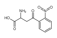 (o-nitrobenzoyl)alanine结构式