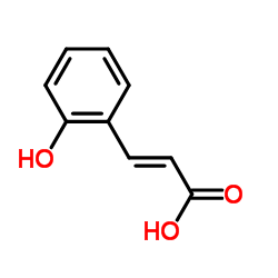 2-Hydroxycinnamic acid Structure