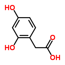 2,4-二羟基苯乙酸结构式