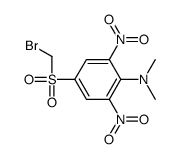 4-(bromomethylsulfonyl)-N,N-dimethyl-2,6-dinitroaniline Structure