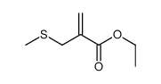 ethyl 2-(methylsulfanylmethyl)prop-2-enoate结构式