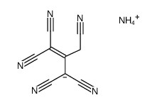 2-cyanomethyl-propene-1,1,3,3-tetracarbonitril, ammonium compound结构式