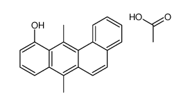acetic acid,7,12-dimethylbenzo[a]anthracen-11-ol Structure