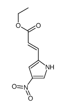 ethyl 3-(4-nitro-1H-pyrrol-2-yl)prop-2-enoate结构式