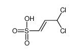 3,3-dichloroprop-1-ene-1-sulfonic acid Structure