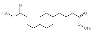 1,4-Cyclohexanedibutanoicacid, 1,4-dimethyl ester Structure