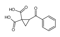 2-benzoylcyclopropane-1,1-dicarboxylic acid结构式