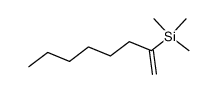 2-(trimethylsilyl)-1-octene结构式