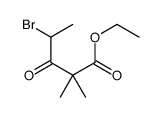 ethyl 4-bromo-2,2-dimethyl-3-oxopentanoate Structure