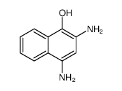 2,4-diaminonaphthalen-1-ol Structure
