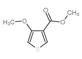 4-甲氧基噻吩-3-羧酸甲酯结构式