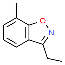 1,2-Benzisoxazole,3-ethyl-7-methyl-(9CI)结构式