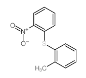1-(2-methylphenyl)sulfanyl-2-nitro-benzene结构式