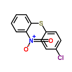 2-硝基-4'-氯二苯硫醚结构式