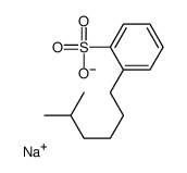 sodium,2-(5-methylhexyl)benzenesulfonate结构式