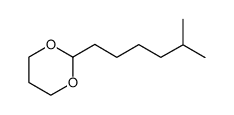 2-(5-Methylhexyl)-1,3-dioxane Structure