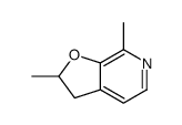 2,3-Dihydro-2,7-dimethylfuro[2,3-c]pyridine Structure