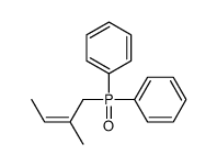 [2-methylbut-2-enyl(phenyl)phosphoryl]benzene Structure