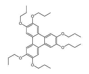 2,3,6,7,10,11-Hexapropoxytriphenylene结构式