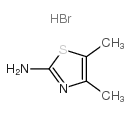 2-氨基-4,5-二甲基噻唑氢溴化物结构式