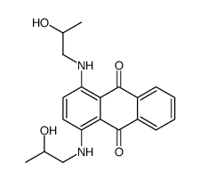 1,4-bis(2-hydroxypropylamino)anthracene-9,10-dione结构式