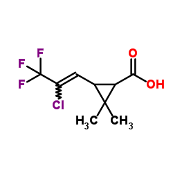 cis-Cyhalothric acid Structure