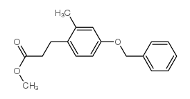 2-甲基-4-苯基甲氧基-苯丙胺甲酯结构式