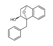 1-Benzyl-1,4-epoxy-1,2,3,4-tetrahydro-endo-3-hydroxynaphthalene结构式