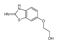 2-[(2-氨基-6-苯并噻唑)氧基]-乙醇(9ci)结构式