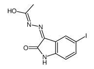 N'-(5-iodo-2-oxoindol-3-yl)acetohydrazide Structure